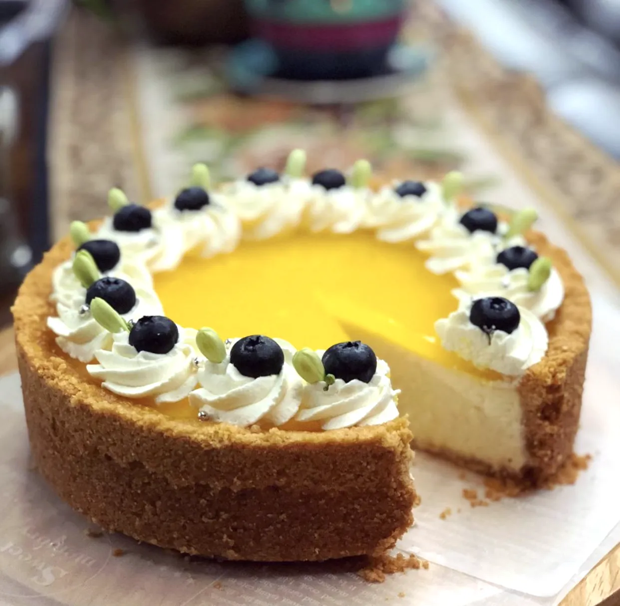 Lemon Cheesecake Chanle kitchen